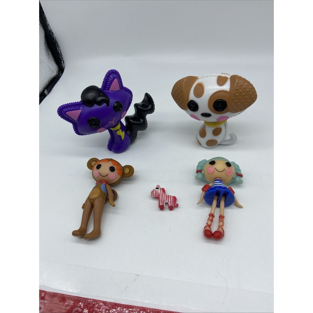 Lalaloopsy Mini Pets Storm E. Sky Crumpet Hearts Mini Dolls Fender Bender Marina